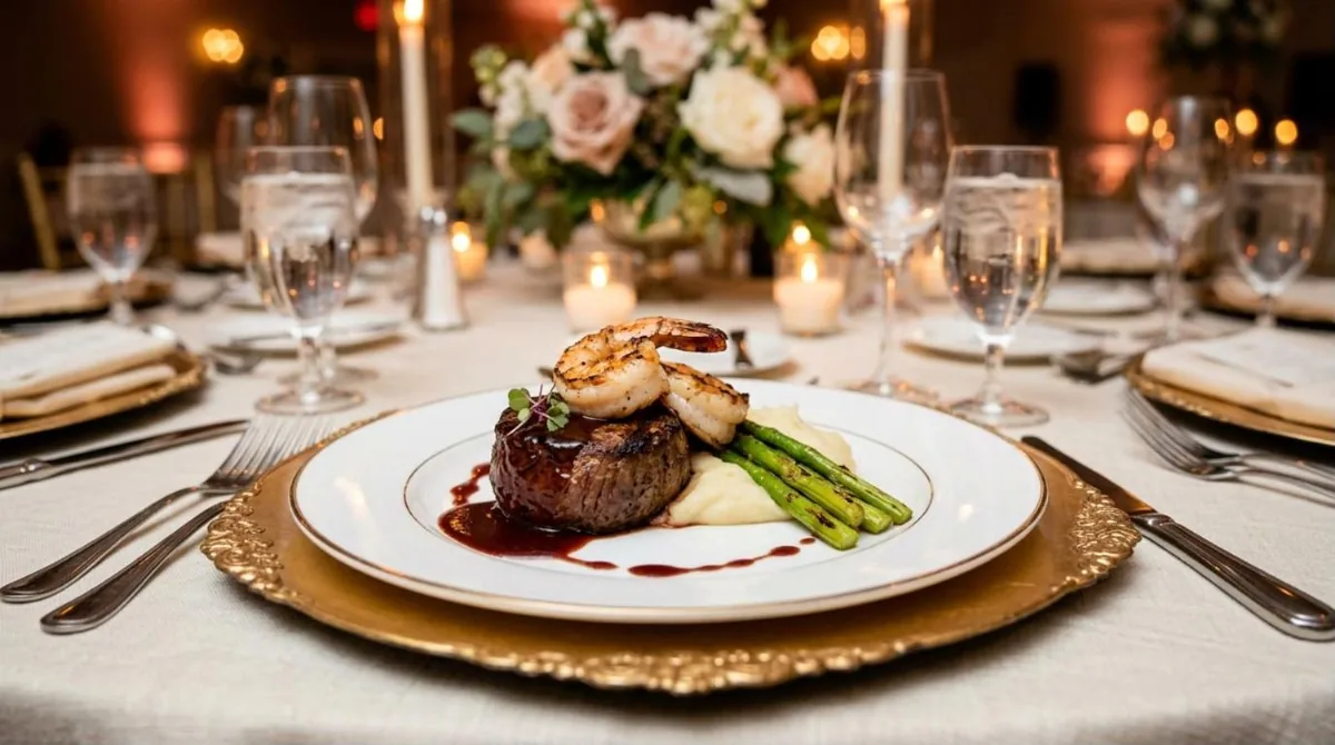 Plated dinner