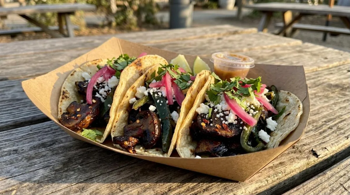 Mushroom tacos (3)