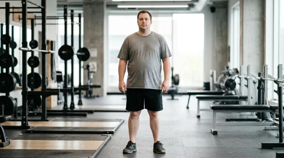 Member before starting strength training