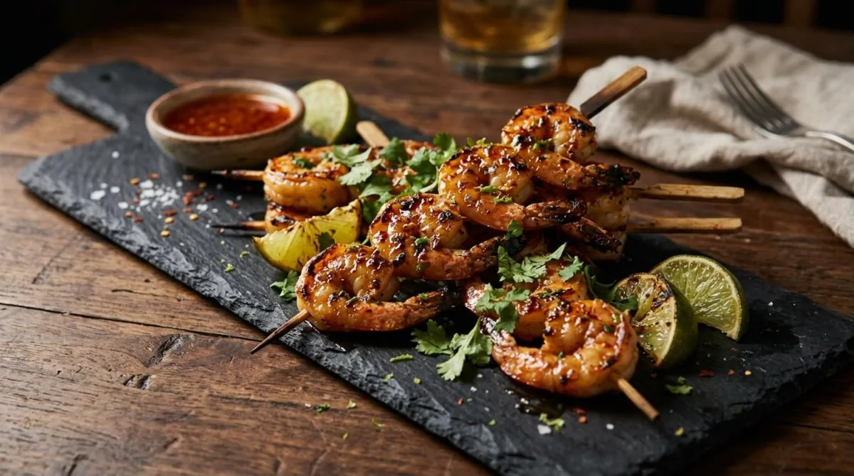 Grilled Gulf shrimp