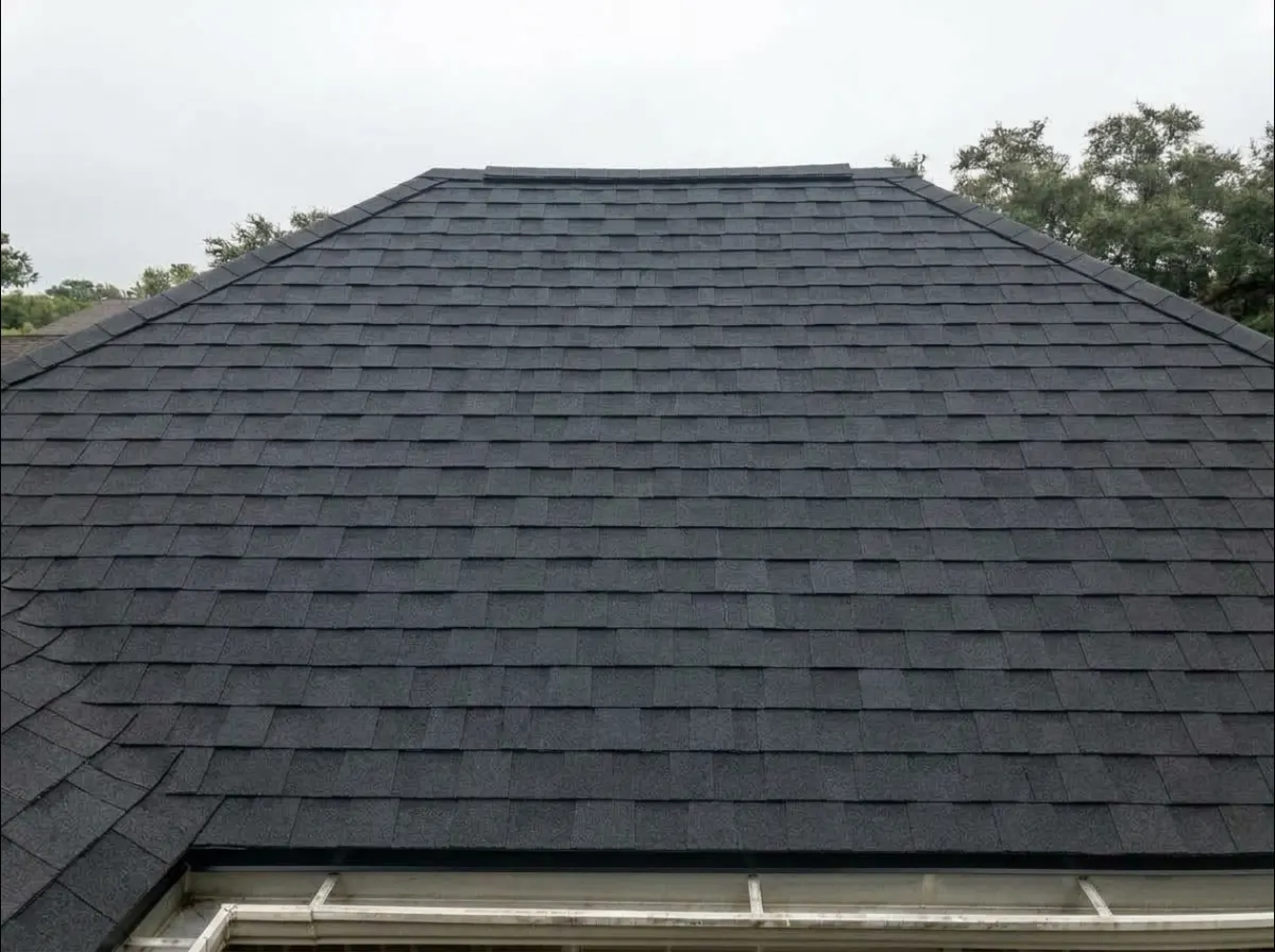 After: The finished roof